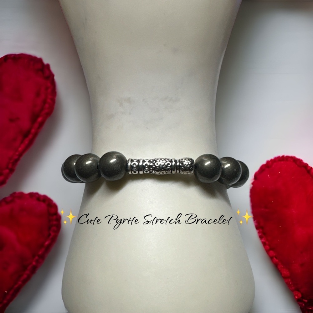 ✨Cute Pyrite Stretch Bracelet✨